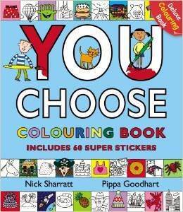 You Choose: Coloring Book with Stickers - 1