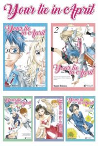 Your Lie İn April - Nisan Yalanı 1-2-3-4-5 Manga Seti - 1