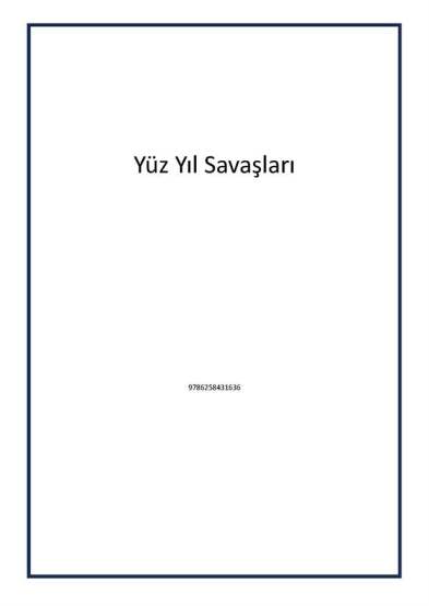 Yüz Yıl Savaşları - 1