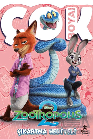 Zootropolis 2: Çok Boya! - Çıkartmalı Dev Boyama Kitabı - 1
